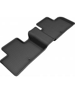 Custom Fit Kagu Floor Mat (Black) Compatible with Infiniti QX50/QX55 2019-2023 - Second Row