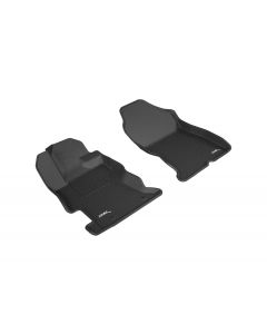 Custom Fit KAGU Floor Mat (BLACK) Compatible with SUBARU IMPREZA/CROSSTREK 2018-2023 - Front Row
