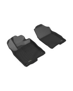 Custom Fit Kagu Floor Mat (Black) Compatible with Honda/Acura Civic/Integra 2022-2023 - Front Row