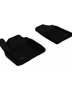 Front Row Custom Fit All-Weather Floor Mat for Select Infiniti QX80 / QX56 Models - Kagu Rubber (Black)