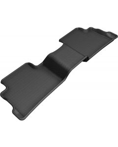 Custom Fit Kagu Floor Mat (Black) Compatible with Hyundai KONA 2018-2023 - Second Row