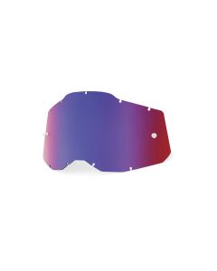 Goggle Replacement Lens - RC2/AC2/ST2 Compatible (Mirror Red/Blue)
