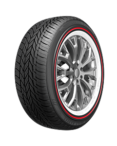 Custom Built Radial Red Stripe