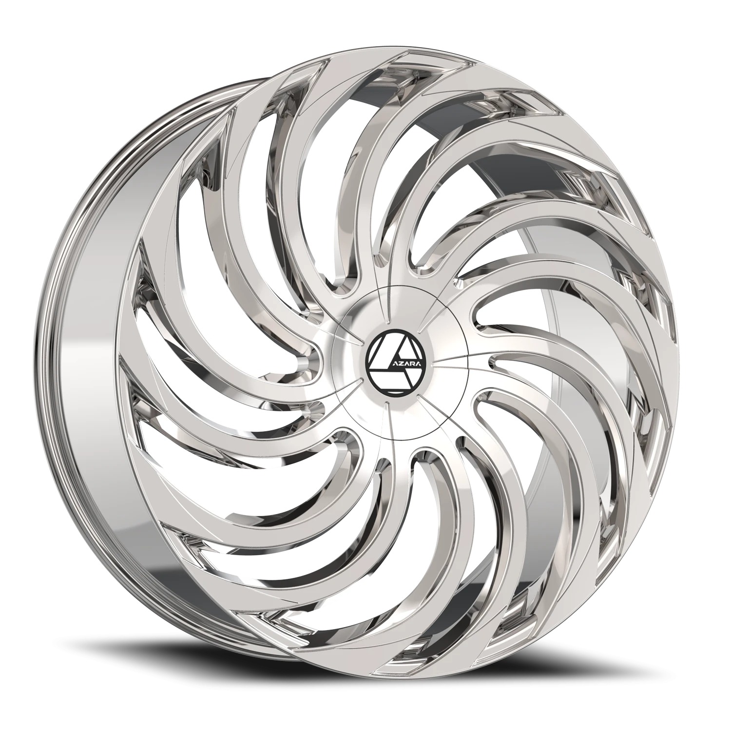 Azara AZA-534 Chrome Wheels - 30X9.5 22mm Offset 6X135 / 6X139.7 BP