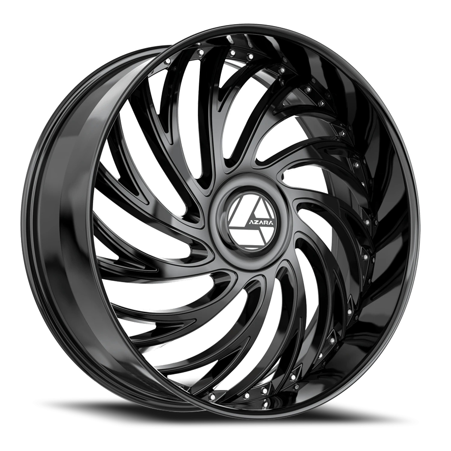 Azara AZX-101 Gloss Black Wheels - 30X9.5 15mm Offset ALL BP