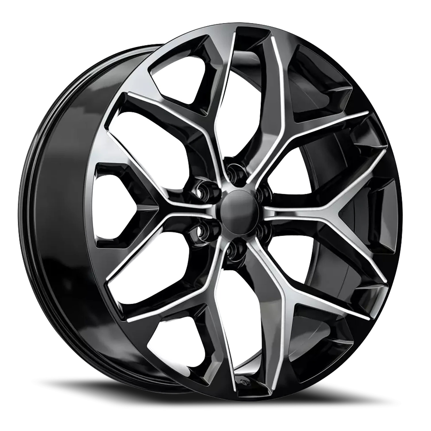 O.E. Revolution G-09 Gloss Black & Milled Wheels - 26X10 24mm Offset 6X139.7 BP