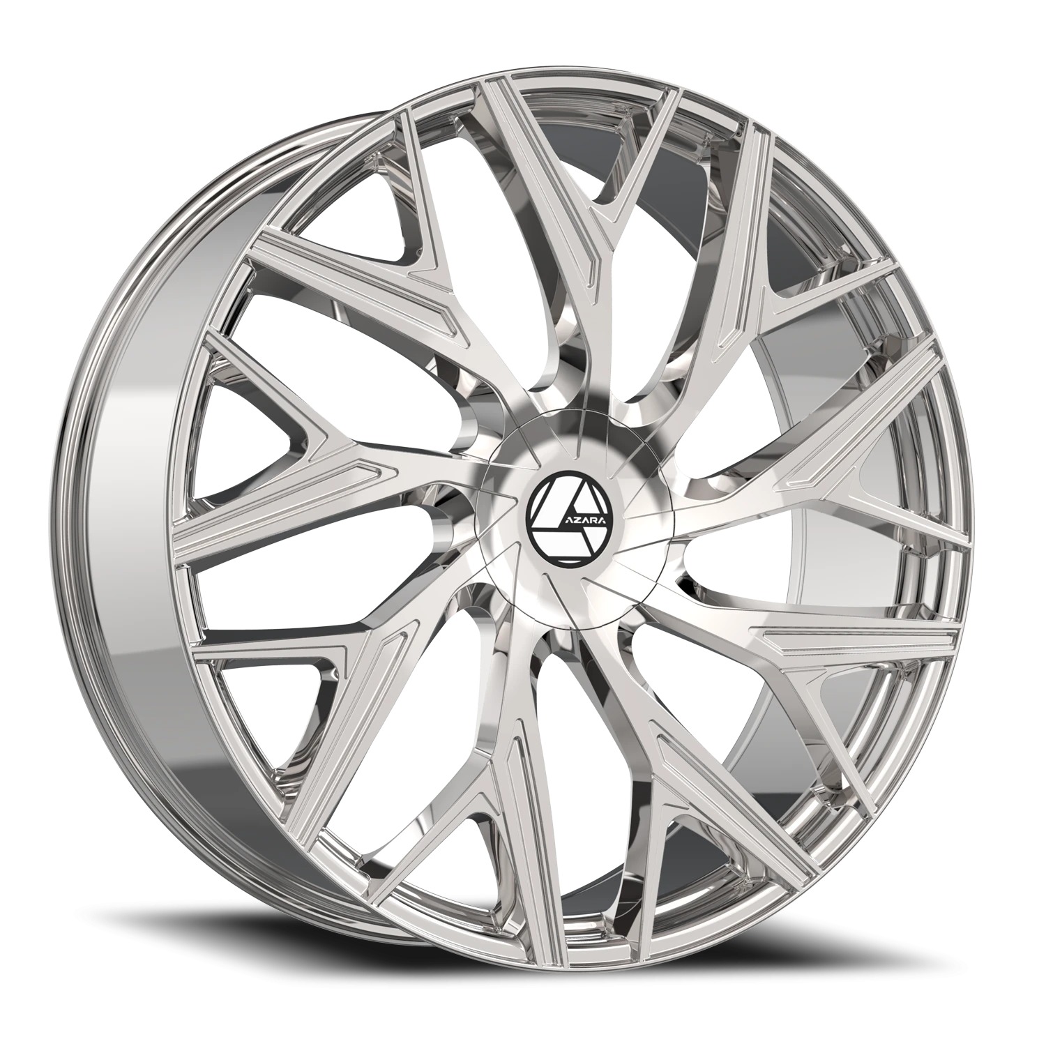 Azara AZA-527 Nano Chrome Wheels - 22X8.5 38mm Offset 5X112 / 5X114.3 BP