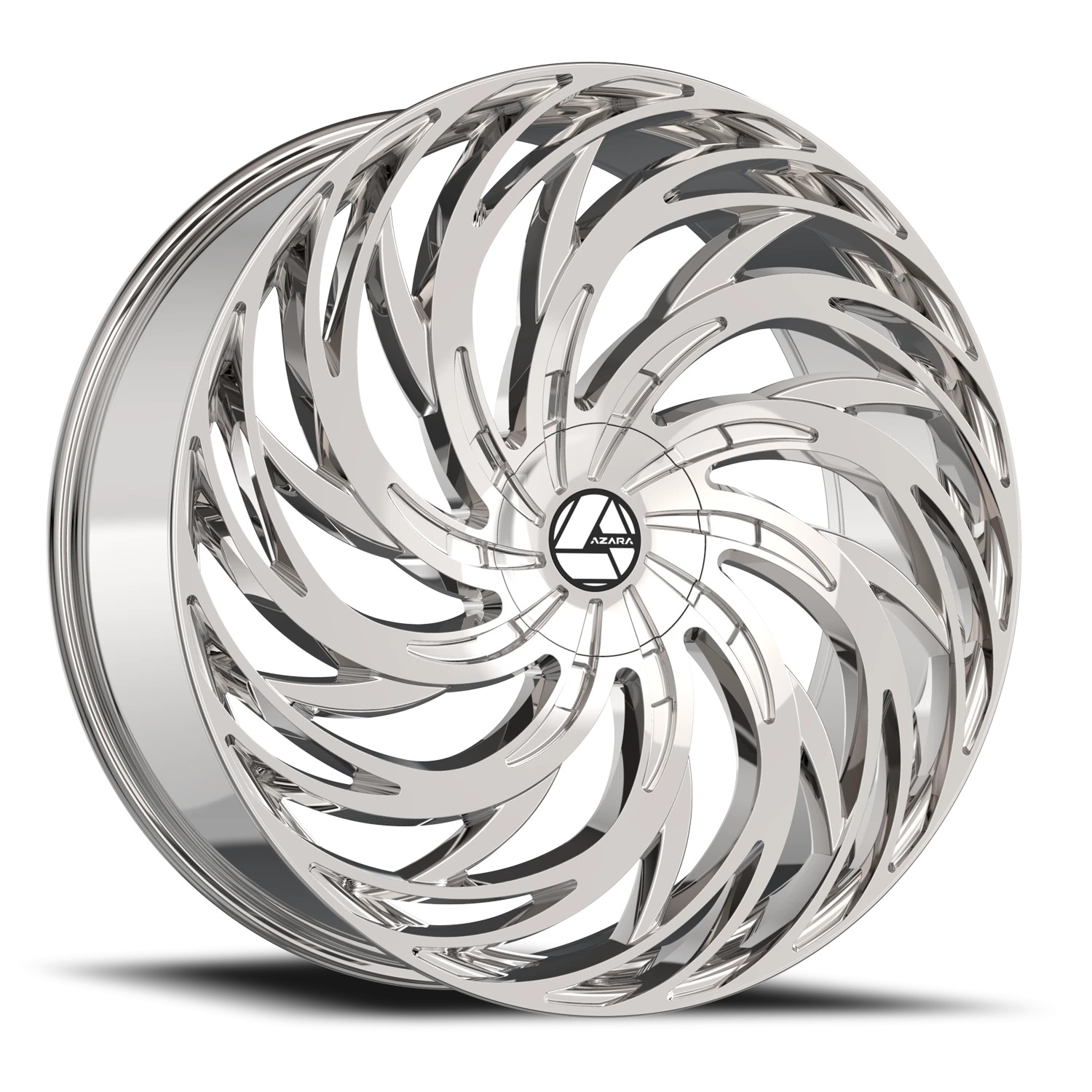 Azara AZA-531 Nano Chrome Wheels - 20X8.5 35mm Offset 5X112 / 5X114.3 BP