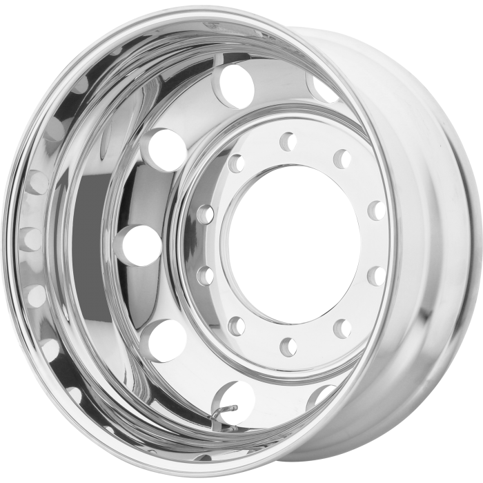 ATX AO200 BAJA LITE HIGH LUSTER POLISHED Wheels - 22.5X14 -165mm Offset 10X285.75 BP