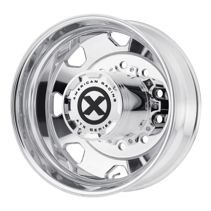 ATX AO401 OCTANE POLISHED - REAR Wheels - 24.5X8.25 -168mm Offset 10X285.75 BP