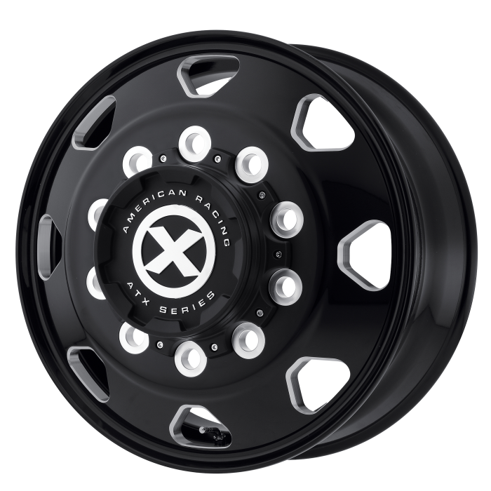 ATX AO401 OCTANE SATIN BLACK MILLED - FRONT Wheels - 24.5X8.25 144mm Offset 10X285.75 BP