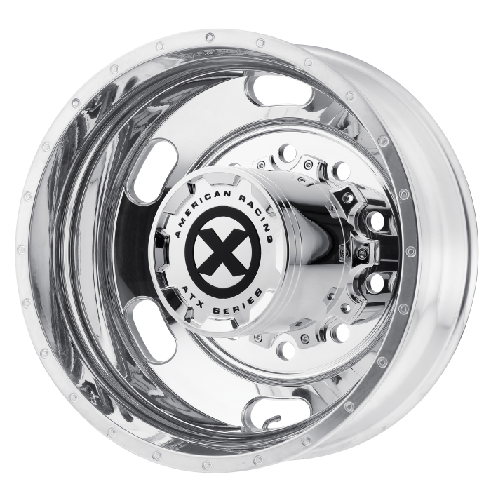 ATX AO402 INDY POLISHED - REAR Wheels - 24.5X8.25 -168mm Offset 10X285.75 BP