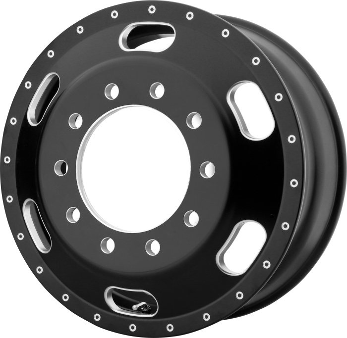 ATX AO402 INDY SATIN BLACK MILLED - INNER Wheels - 24.5X8.25 144mm Offset 10X285.75 BP