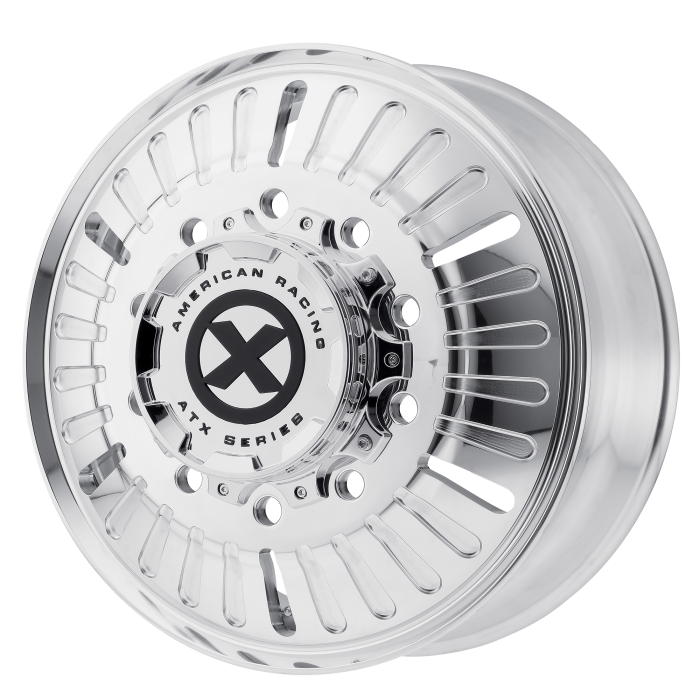 ATX AO403 ROULETTE POLISHED - FRONT Wheels - 22.5X8.25 144mm Offset 10X285.75 BP