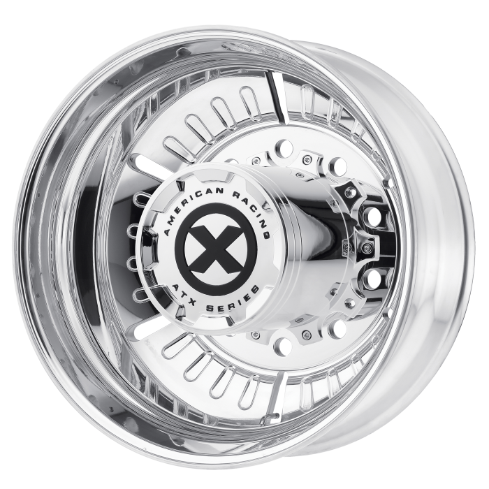 ATX AO403 ROULETTE POLISHED - REAR Wheels - 24.5X8.25 -168mm Offset 10X285.75 BP
