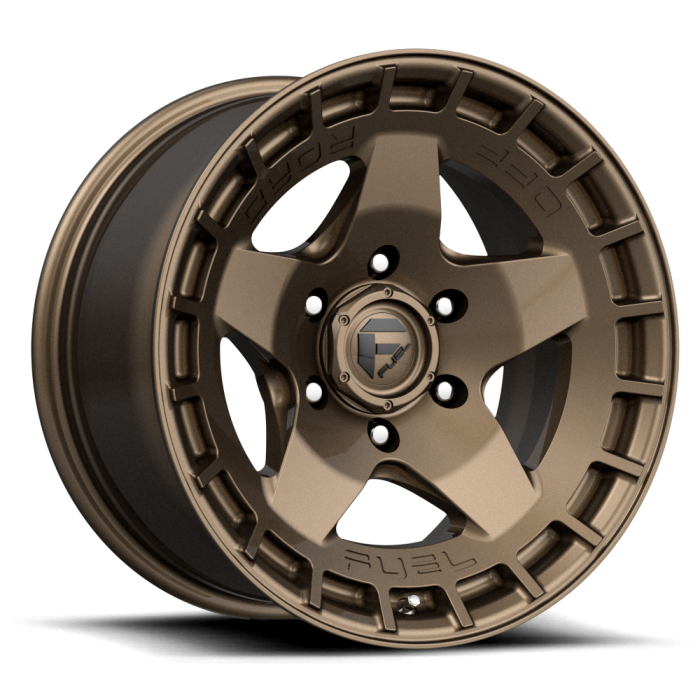 Fuel 1PC D735 WARP MATTE BRONZE Wheels - 20X9 1mm Offset 5X127 BP
