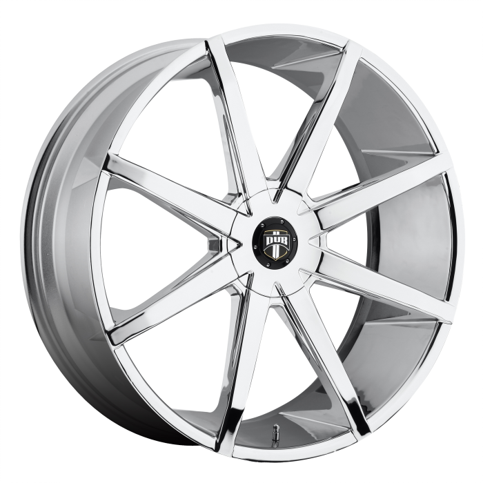 DUB 1PC S201 PUSH CHROME PLATED Wheels - 22X9.5 25mm Offset 6X135 / 6X139.7 BP
