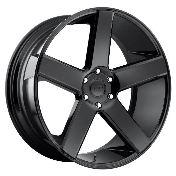 DUB 1PC S216 BALLER GLOSS BLACK Wheels - 22X8.5 38mm Offset 5X114.3 BP