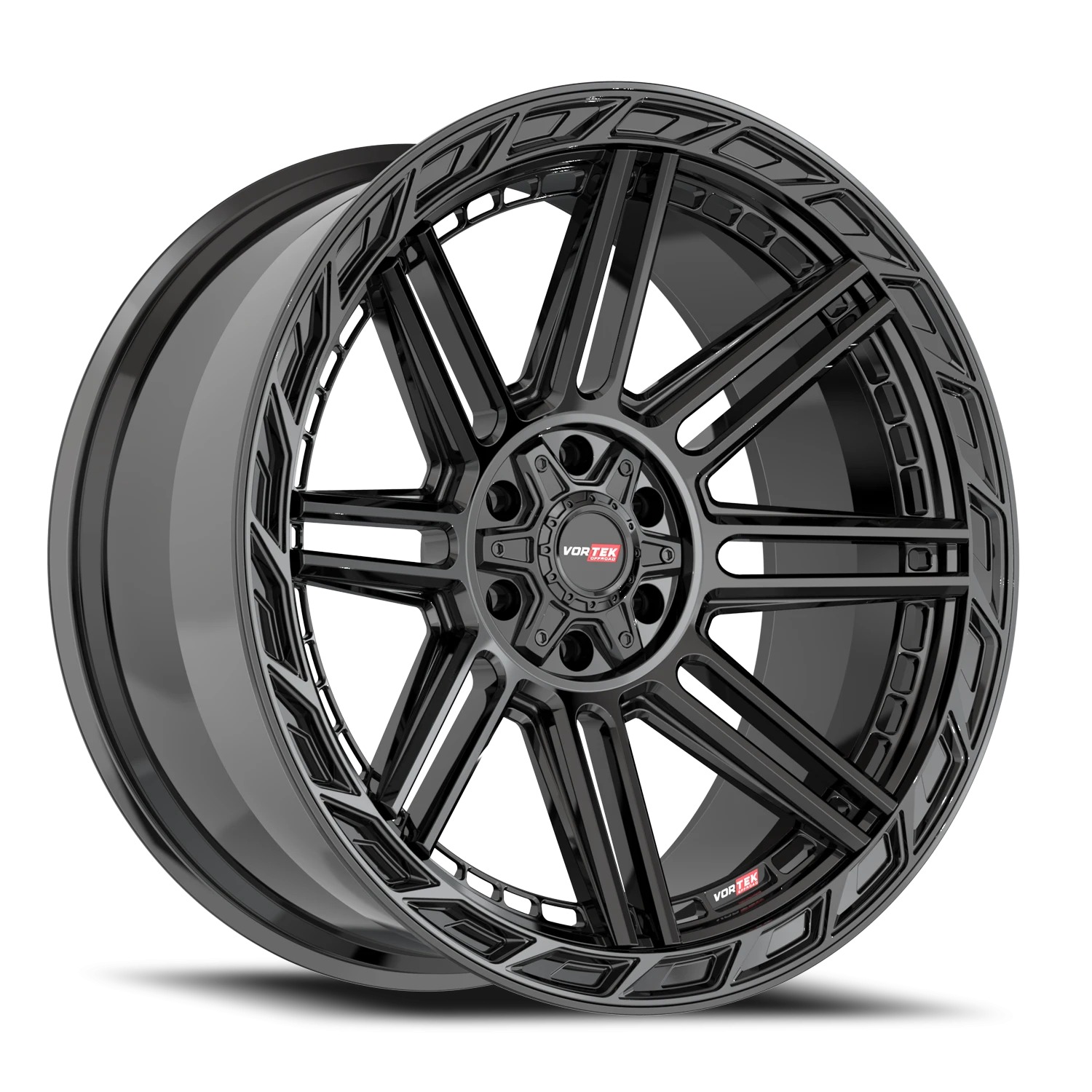 Vortek VRP-501 Gloss Black Wheels - 20X9 12mm Offset 5X127 / 5X139.7 BP