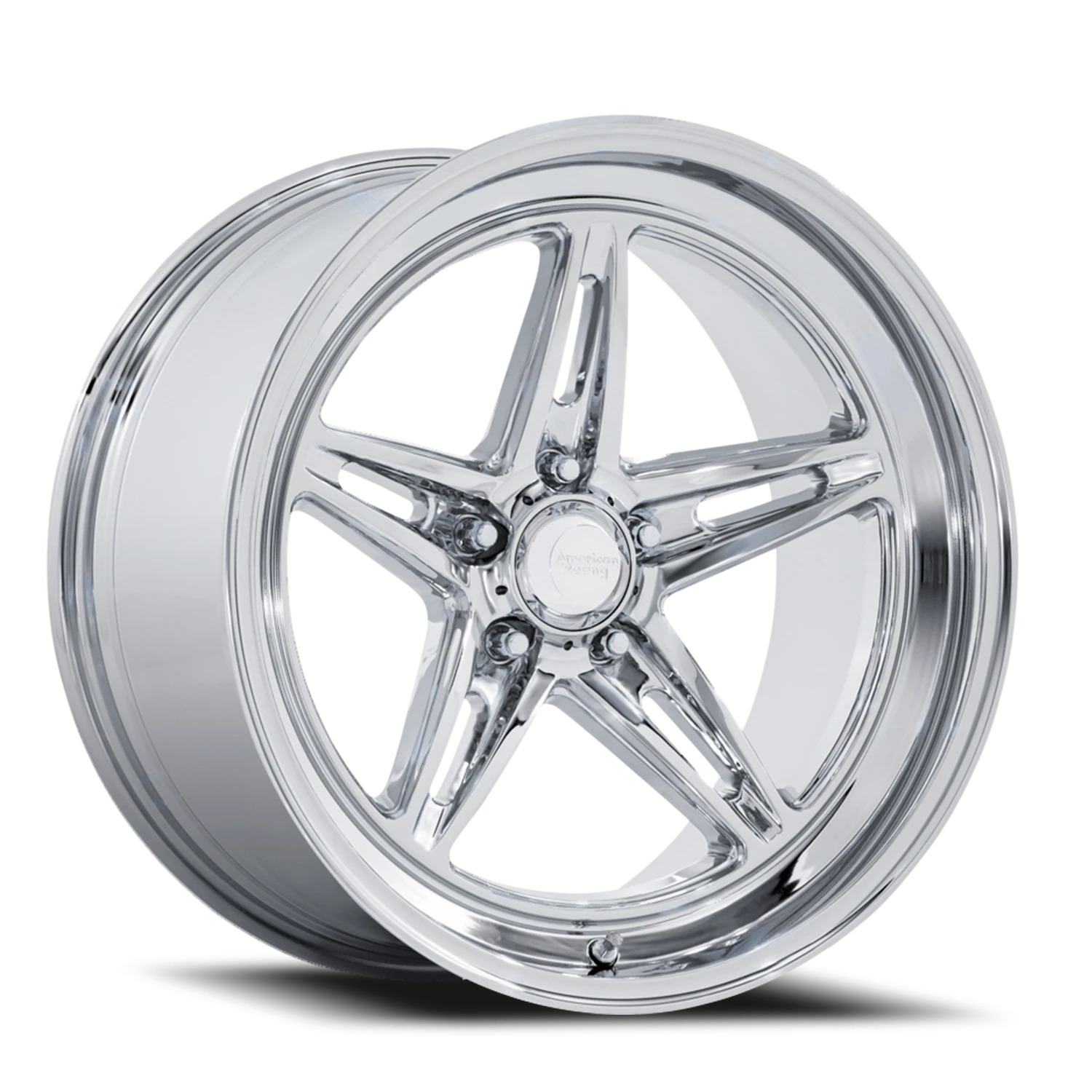 American Racing Vintage VN514 GROOVE CHROME Wheels - 18X8 0mm Offset 5X127 BP