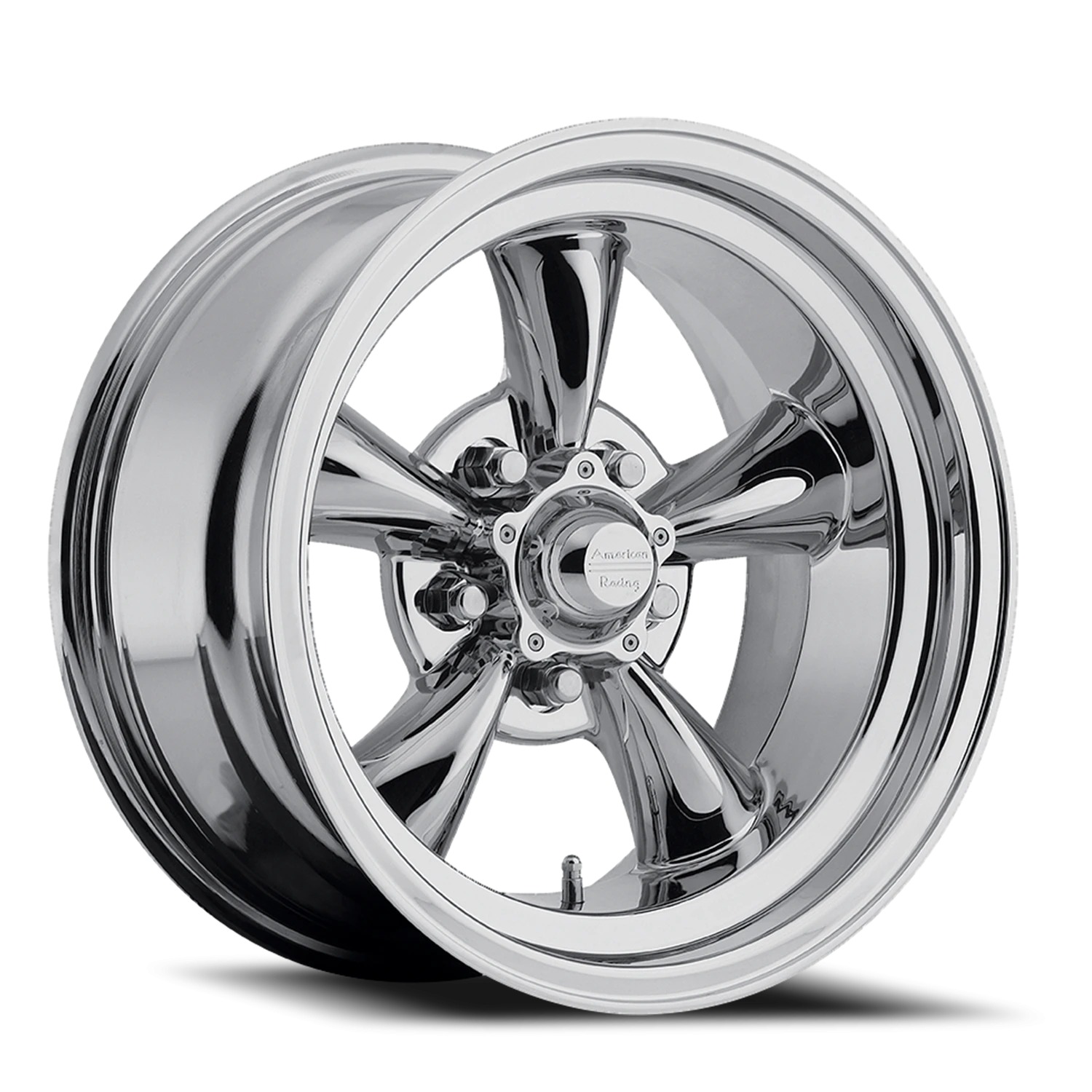 American Racing Vintage VN605 TORQ THRUST D CHROME Wheels - 15X10 -44mm Offset 5X127 BP