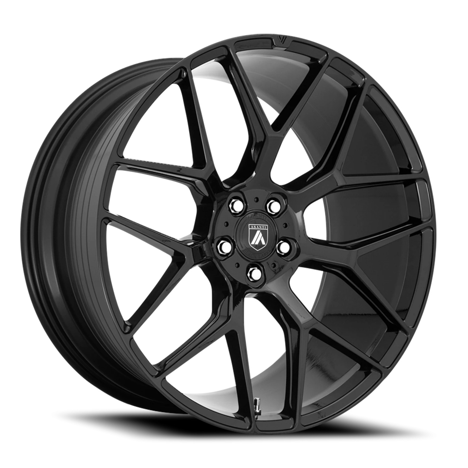 Asanti Black ABL-27 DYNASTY GLOSS BLACK Wheels - 20X8.5 38mm Offset 5X120 BP