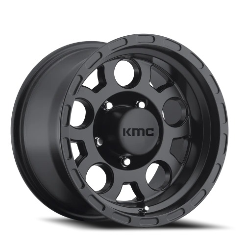 KMC KM522 ENDURO MATTE BLACK Wheels - 18X9 0mm Offset 8X170 BP